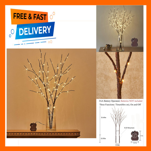 Lighted brown branches inch - branches,