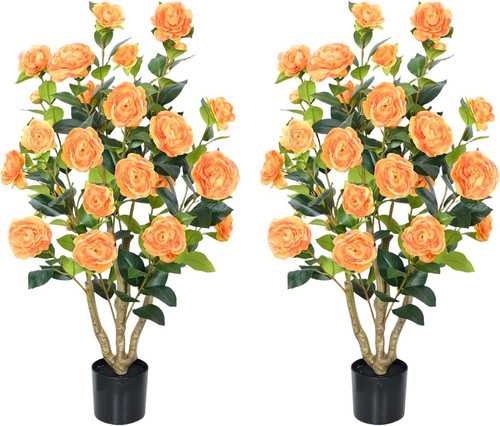 Artificial camellia tree - camellia,